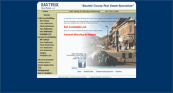 Desktop Screenshot of matrixrentals.com